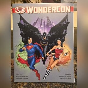 WONDERCON 2012 Program Book / Magazine, NM, Wonder Woman, Batman, Superman